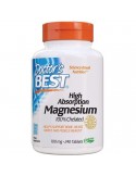 Magneziu, Doctor\'s Best, 100% Chelat, Absorbtie Rapida, pentru Sistem Osos, Cardiovascular, Muscular, Nervos, 100mg, 240tb