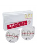 Set 2x Prezervative, Sagami, fara Latex, fara alergeni, Fabricate in Japonia, 0.01mm