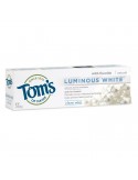 Pasta de dinti, tom's of maine, luminous white, albirea dintilor, cu fluor, 113gr