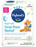 Tablete Homeopate, Hyland\'s Baby, de Noapte, Calmare Dureri Gingivale, Dizolvare Instanta, 0+ Luni, 125 Tablete