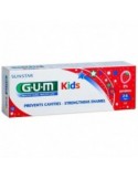 Pasta de dinti pentru copii, gum, kids, varsta 2-6 ani, aroma capsuni, 50ml