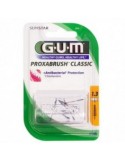 Set 8x Periute Interdentare, GUM, ProxaBrush, pentru Curatare in Profunzime, Tratate cu Clorhexidina, 1.3mm