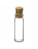 Fiola parfum, zamo®, din sticla, cu dop de pluta, capacitate 2ml, transparenta