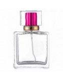 Sticla parfum, zamo®, cu pulverizator infiletabil si capac roz, capacitate 50ml