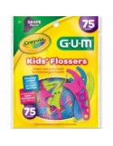 Set ata dentara pentru copii, gum, crayola twistables, tip scobitoare, curatare delicata, foarte rezistenta, aroma fructe, 75buc