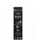 Pasta de dinti, r.o.c.s., black edition, whitening, efect albirea dintilor cu carbune activ, 74gr