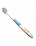 Periuta de dinti clasica, zamo®, x.brush, efect albirea dintilor, peri extra-soft, culoare albastra