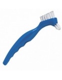 Perie, ZAMO, Denture Brush, pentru Curatarea si Ingrijirea Protezelor, Culoare Albastra