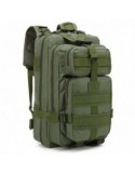 Rucsac Militar, Zamo®, 5x Compartimente, 2x Buzunare Interioare, Material Impermeabil, Capacitate 30L, 43x24x20cm, Verde Army