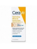 Crema de Fata, CeraVe, Hydrating Mineral Sunscreen, Protectie Solara, SPF 30, cu Ceramide Esentiale, 50ml
