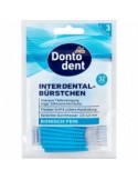 Set 32x Periute Interdentare, Dontodent, Konisch Fein, Curatare Eficienta, Culoare Albastra, Marime 2.5-4.5mm