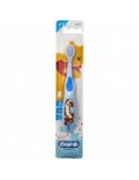 Periuta de Dinti Copii, Oral-B, Baby Disney, 0-3 ani, Extra-Soft, Personaj Tigger, Culoare Albastra