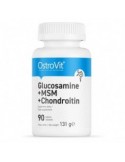 Supliment Alimentar, OstroVit, Glucozamina, MSM, Condroitina, pentru Sustinerea Articulatiilor, 90 tablete