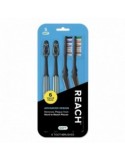 Set Periute de Dinti, Reach, Advanced Design, Peri Dispusi de 2 Randuri, Soft, Culori Diverse, 6 buc