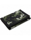 Portofel Barbati, Zamo®, Army, Material Textil, Inchidere Velcro, 5 Compartimente, 12x8x1cm, Camuflaj Verde