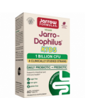 Supliment Alimentar pentru Copii, Jarrow, Jarro-Dophilus Kids, 1 Miliard CFU, 4 Tulpini de Probiotice, fara Gluten, Vegan, 60 tb