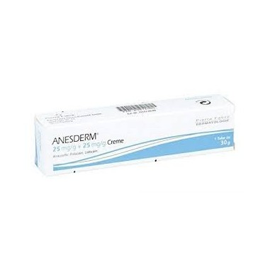 Anesderm - Pierre Fabre Dermatology - Anesthetic cream 30gr