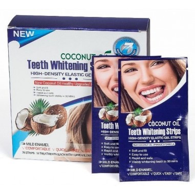 Onuge Whitening Teeth Whitening Strips - without peroxide - from Coconut - Box 14 days