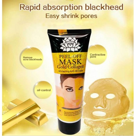 Facial Cleansing Mask, 24K Gold, from Gold Nano-Particles, tube 120gr