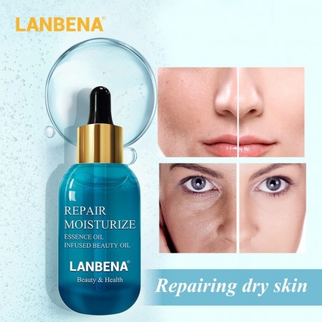 Ser Ingrijire Fata, LANBENA, cu Acid Hialuronic, pentru Hidratare Intensiva, efect Reparator, 15ml