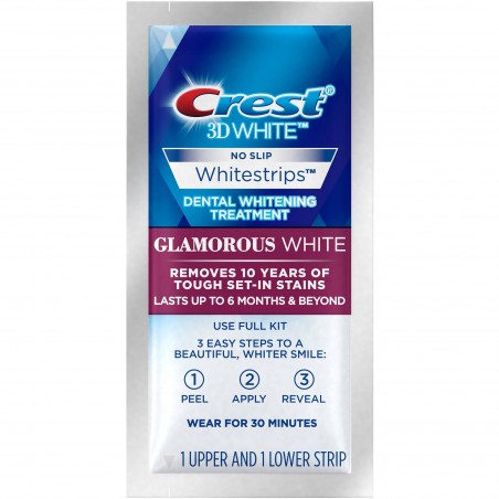 Crest Whitestrips 3D Glamorous White - 1 plic