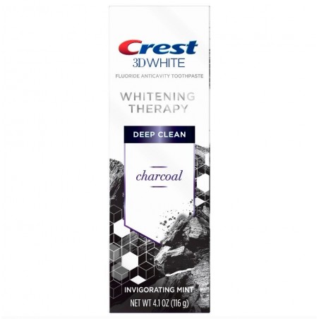 Pasta de Dinti Crest 3D White – Whitening Therapy Charcoal Deep Clean – 116gr