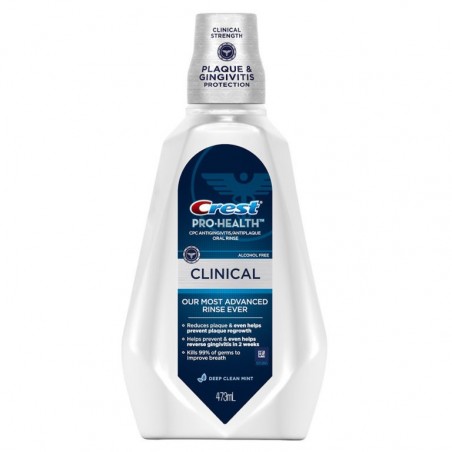 Crest Pro-Health Clinical Alcohol Free Mouthwash - 473ml