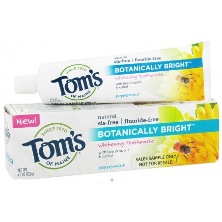 Toothpaste without Fluoride - Tom's Of Maine - Botanically Bright - 133gr