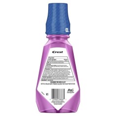 Apa de Gura, Crest, Strawberry Rush, fara alcool, cu fluor, aroma capsuni, pentru copii, 500ml 2