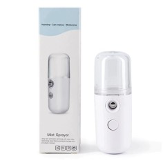 Nebulizator, ZAMO, Nano Mist, Portabil, Incarcare USB, Difuzor pentru Umidificare, Dezinfectare, Culoare Alba, Rezervor 30ml 2