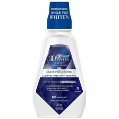 Apa de Gura, Crest, 3D White, Diamond Strong, Intarirea Smaltului si Albirea Dintilor, 473ml