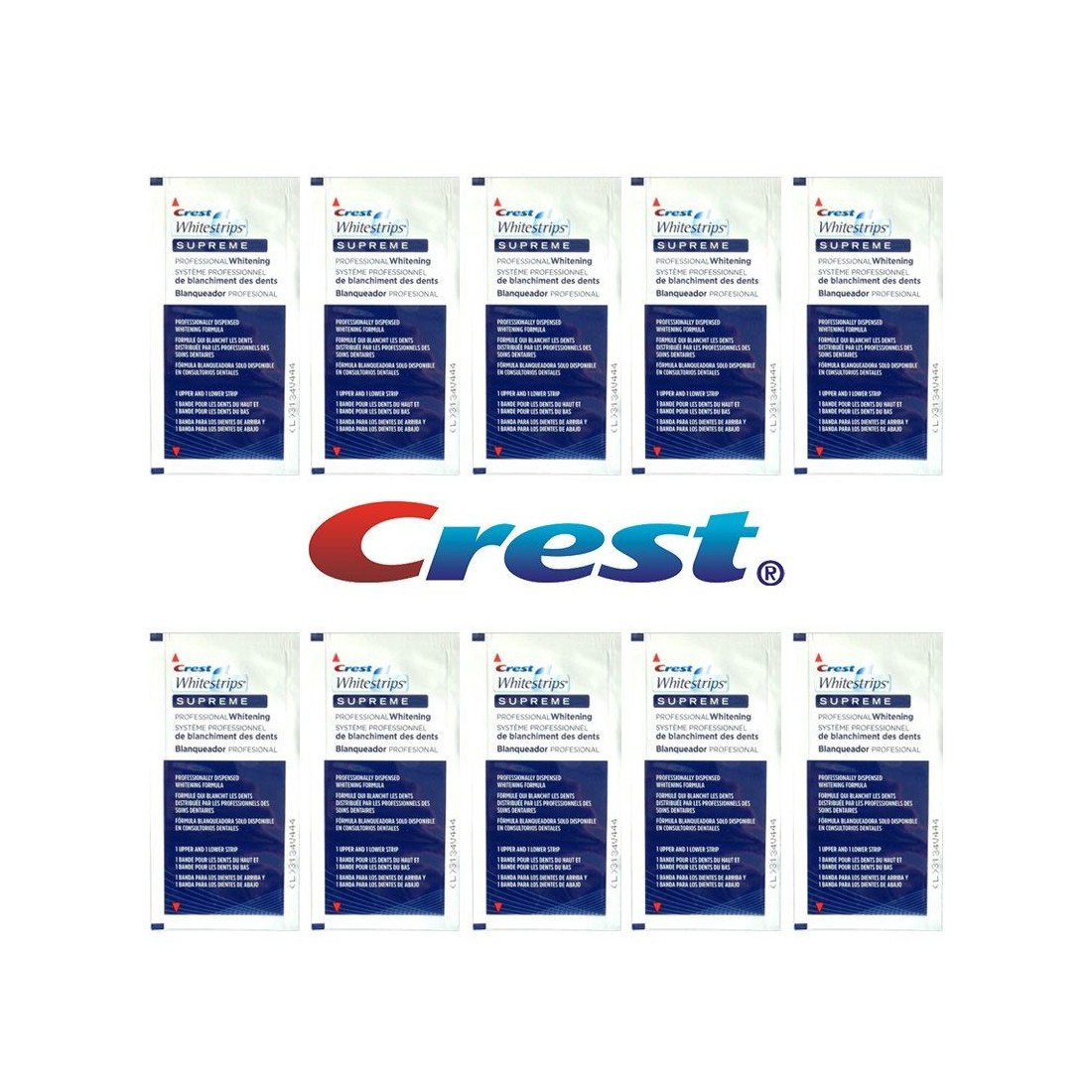 benzi crest whitestrips supreme professional