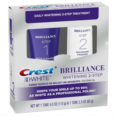 2x Toothpaste Set, Crest, Brilliance,...