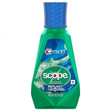 Mouthwash, Crest, 3D White, Scope...