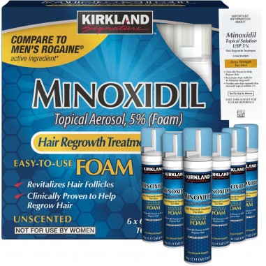 Foam 6 Months, Kirkland, Minoxidil,...