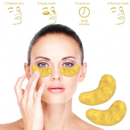 Eye Mask with Collagen, Gold and Hyaluronic Acid