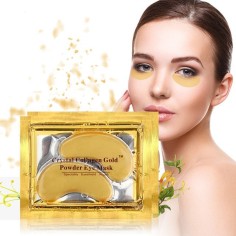Eye Mask with Collagen, Gold and Acid Collagen Mask, Gold Mask, for Eyes, against Wrinkles, Dark Circles, 2pcs/set 2