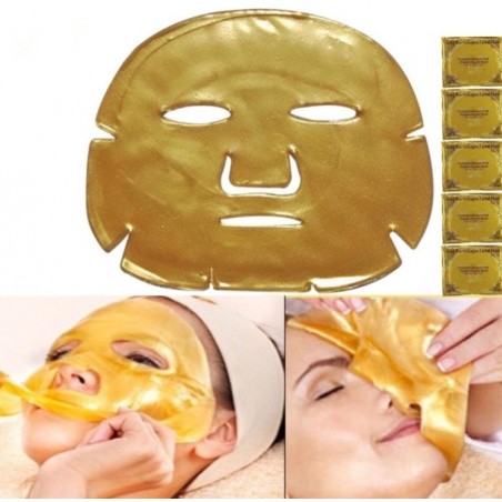 Face Mask with Collagen, Gold and Hyaluronic Acid