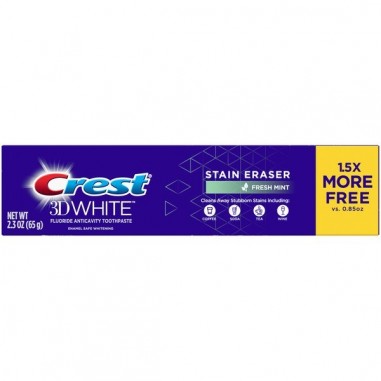 Pasta de Dinti, Crest, 3D White, Stain Eraser, Indepartare Pete, 65gr