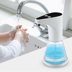 Dozator Automat Sapun, ZAMO, Cu Senzor IR, Material Inox, Rezistent la Apa, Rezervor 480ml 2