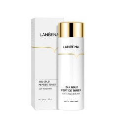 Demachiant, Spuma de curatare, Lanbena, 24K Gold, cu Peptide de Aur 24K, Anti Imbatranire, 100ml