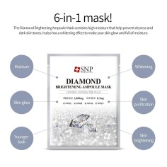 Face Care Mask, SNP, Diamond, Intensive Hydration and Illuminating Effect, 27ml 2