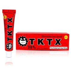 Crema Anestezica, TKTX, Rosie, pentru Tatuaje, Cosmetica, 5% Lidocaina, 10gr