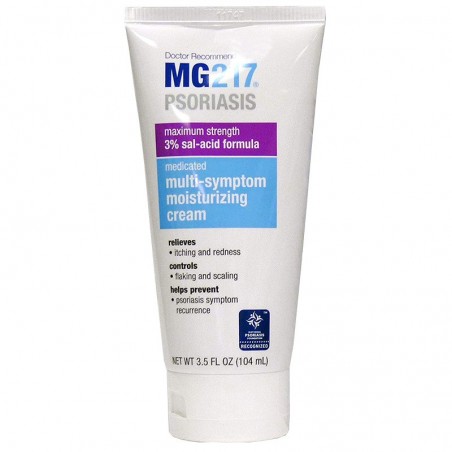 Medicinal Cream, MG217, Psoriasis Treatment, Seborrheic Dermatitis, with Salicylic Acid 3%, 104ml