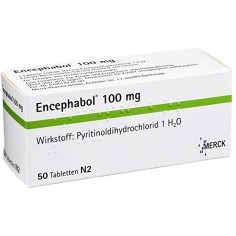 Supliment, Merck, Encephabol, Diclorhidrat de Piritinol, 50 tablete