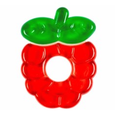 Inel Gingival Bebelusi, pentru Dentitie si Dureri Gingivale, cu Apa Sterila, Non-Toxic, fara BPA, model Zmeura