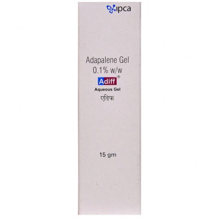 Gel Anti-Rid, Glenmark, Ipca, Adiff, Anti-Acnee, Adapalene 0.1%, 15gr