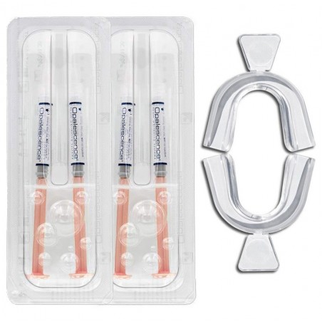 Teeth Whitening Kit, Opalescence, PF Melon Yellow, 4x Syringes 1.2ml, 16% Carbamide Peroxide, Molds Included