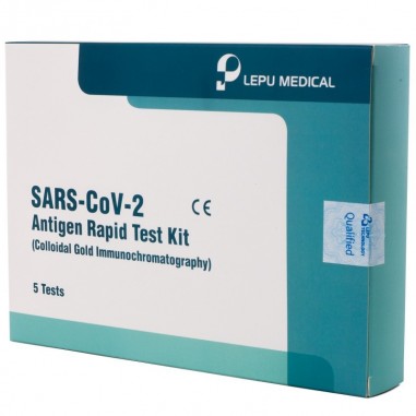 Set of 5x Rapid Tests COVID-19, LEPU...