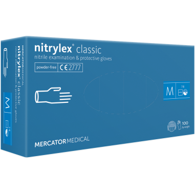 Box of 100x Nitrile Gloves, Mercator...